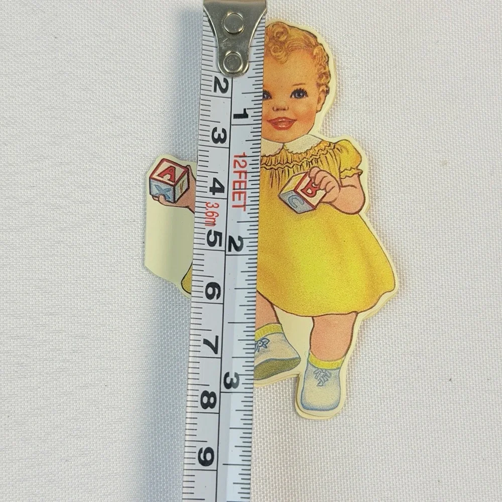 12 Vintage 1980's Merrimack Die Cut Victorian Style Gift Tags Child Doll Cottage